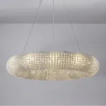 Подвесной светильник Crystal Halo D100 Gold от ImperiumLoft