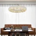 Подвесной светильник Crystal Halo D100 Gold от ImperiumLoft