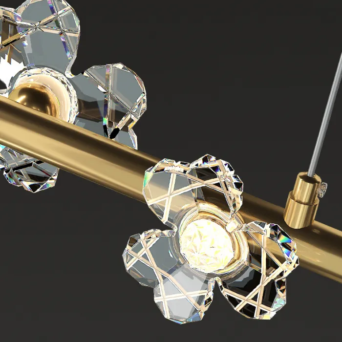 Подвесной светильник CAMILIA LONG L140 Brass от ImperiumLoft