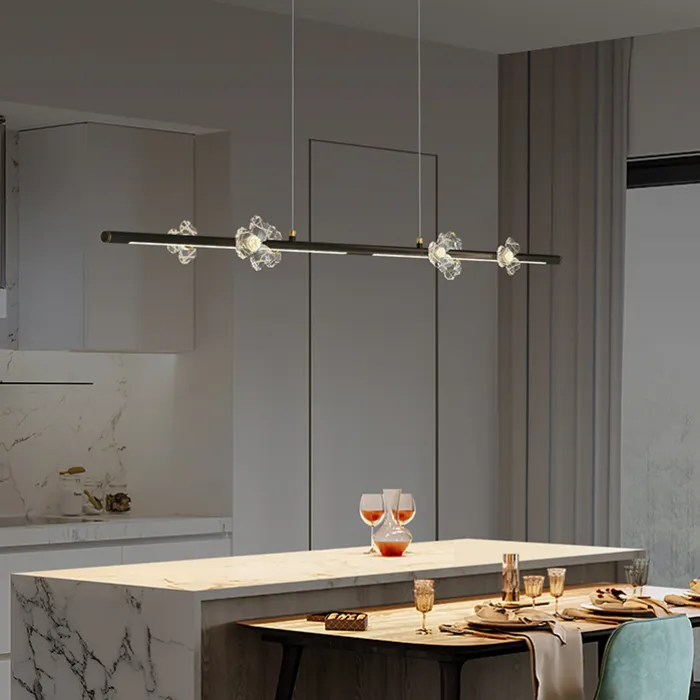 Подвесной светильник CAMILIA LONG L140 Brass от ImperiumLoft