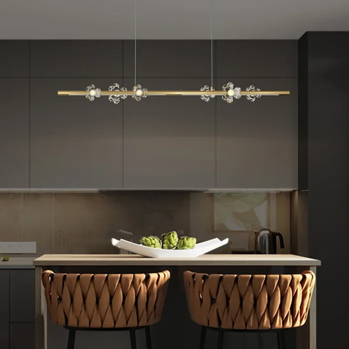 Подвесной светильник CAMILIA LONG L140 Brass от ImperiumLoft