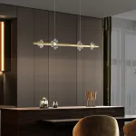 Подвесной светильник CAMILIA LONG L140 Brass от ImperiumLoft