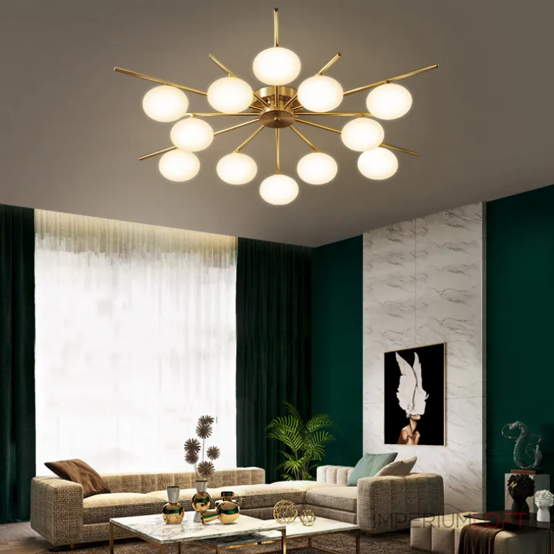 Потолочная люстра DAHLIA B L6 Transparent