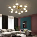 Потолочная люстра DAHLIA B L6 Transparent