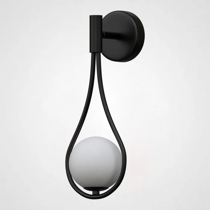 Настенное бра HOOP DROP WALL Black от ImperiumLoft