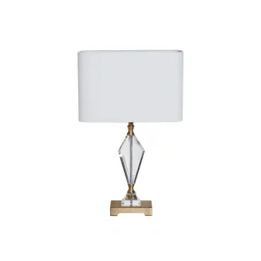 Лампа настольная стеклянная (белый абажур) 22-88232 от ImperiumLoft