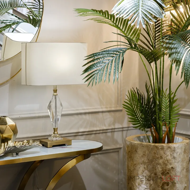 Лампа настольная стеклянная (белый абажур) 22-88232 от ImperiumLoft Лампа настольная стеклянная (белый абажур) 22-88232 от ImperiumLoft