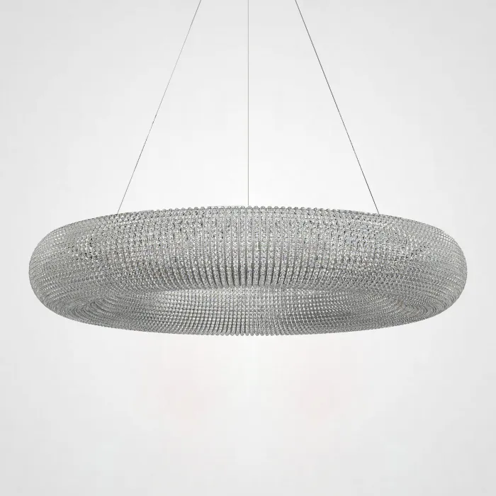 Подвесной светильник Crystal Halo D80 Silver от ImperiumLoft