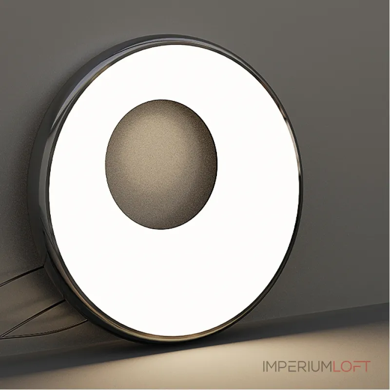 Подвесной светодиодный светильник с черным металлическим корпусом в форме асимметричного кольца SEGOL R D42 4000К от ImperiumLoft Подвесной светодиодный светильник с черным металлическим корпусом в форме асимметричного кольца SEGOL R D42 4000К от ImperiumLoft