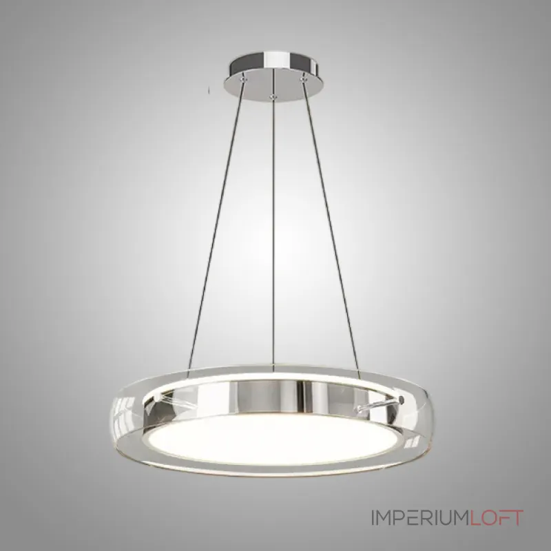 Серия подвесных светодиодных светильников с дисковидным металлическим корпусом, обрамленным стеклянным обручем SCOTT Chrome Серия подвесных светодиодных светильников с дисковидным металлическим корпусом, обрамленным стеклянным обручем SCOTT Chrome