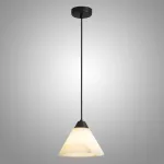 Подвесные светильники с мраморным рассеивателем конусообразной формы LIND Black