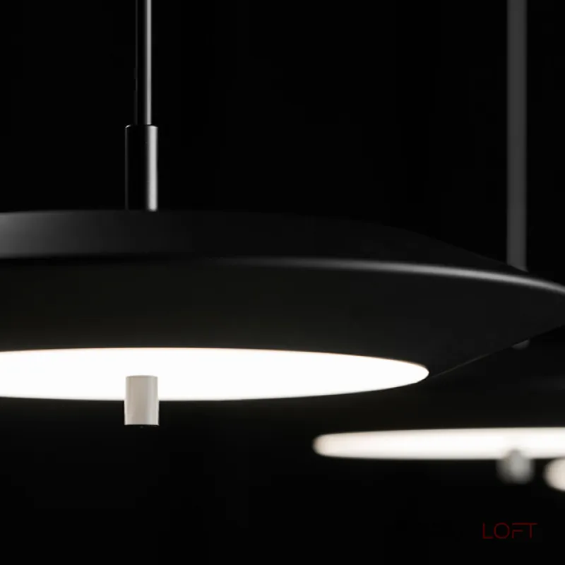 Подвесной светодиодный светильник с черным дисковидным плафоном и регулируемой яркостью TITO от ImperiumLoft Подвесной светодиодный светильник с черным дисковидным плафоном и регулируемой яркостью TITO от ImperiumLoft