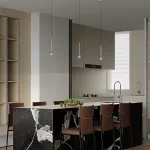 Серия подвесных светодиодных светильников с каплевидным корпусом JURIS Chrome