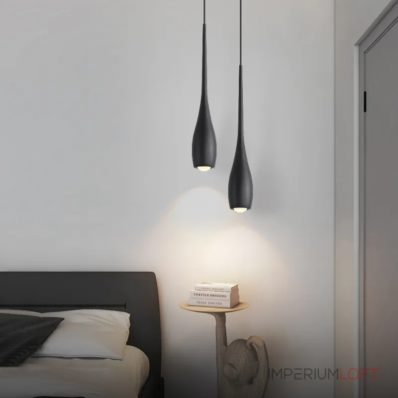 Серия подвесных светодиодных светильников с каплевидным корпусом JURIS B White 3000К с лифтом Серия подвесных светодиодных светильников с каплевидным корпусом JURIS B White 3000К с лифтом