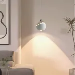 Серия подвесных LED светильников с регулировкой высоты подвеса и шарообразным плафоном с линзированным источником света MARELIUS Black 3000-4000-6000К