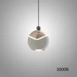 Серия подвесных LED светильников с регулировкой высоты подвеса и шарообразным плафоном с линзированным источником света MARELIUS Creamy white 3000К
