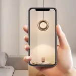 Серия подвесных светильников кольцевой формы с LED-подсветкой по внутреннему контуру и направленным вниз линзированным источников света BOSSE Black