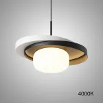 Подвесной светодиодный светильник с асимметричным черно-белым дизайном VEMMA 4000К