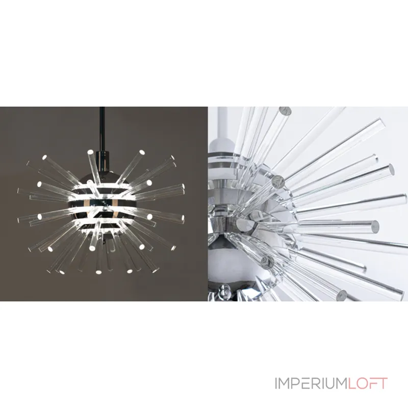 Люстра на штанге Bakalowits Miracle Sputnik Chandelier with Crystal Glass Rods Люстра на штанге Bakalowits Miracle Sputnik Chandelier with Crystal Glass Rods