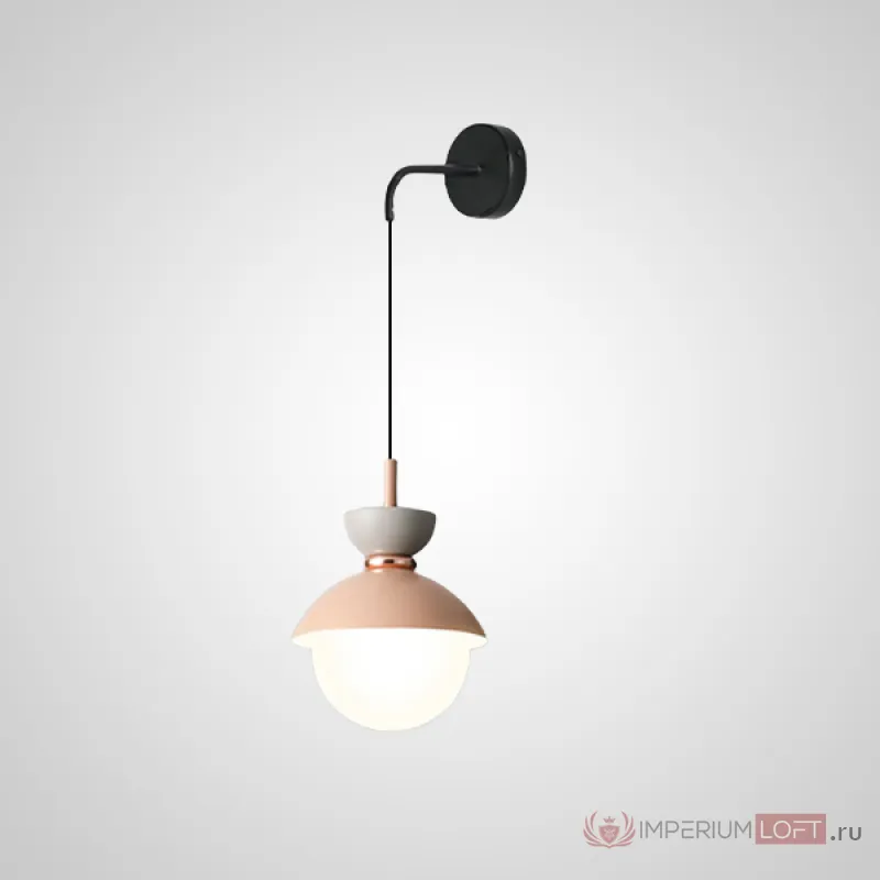 Настенный светильник POMPON WALL Grey Pink от ImperiumLoft