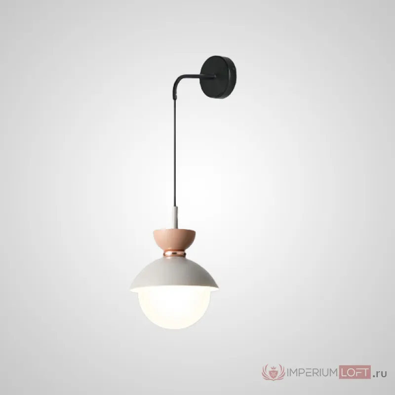 Настенный светильник POMPON WALL Pink Grey от ImperiumLoft