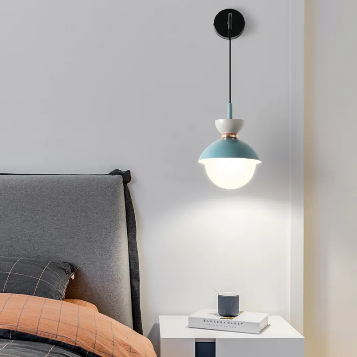 Настенный светильник POMPON WALL Grey Blue от ImperiumLoft