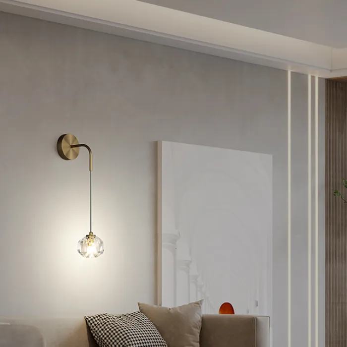 Настенный светильник BIANCA WALL Brass от ImperiumLoft