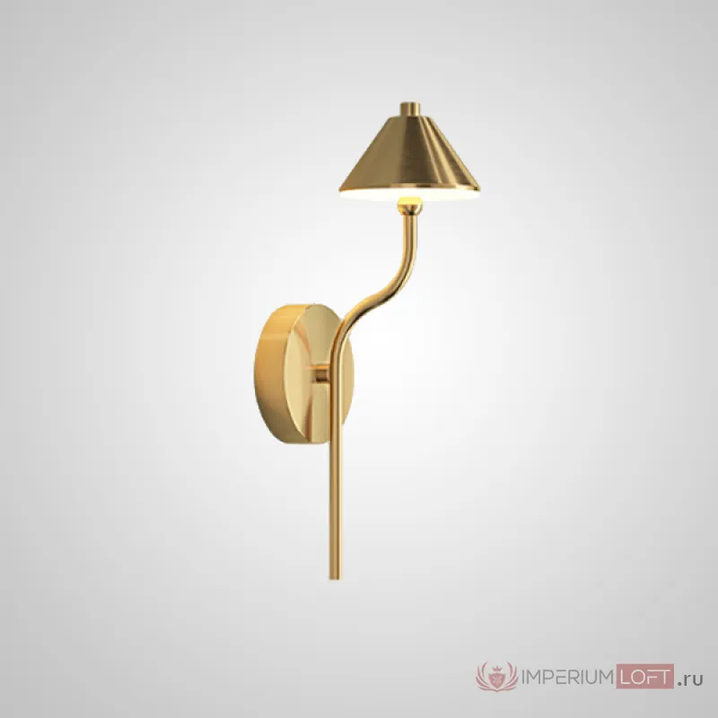 Настенный светильник GENRE L1 Brass от ImperiumLoft