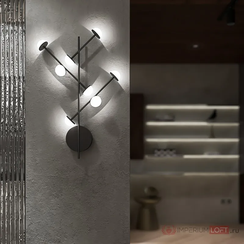 Настенный светильник HILVI WALL L48 Pink от ImperiumLoft