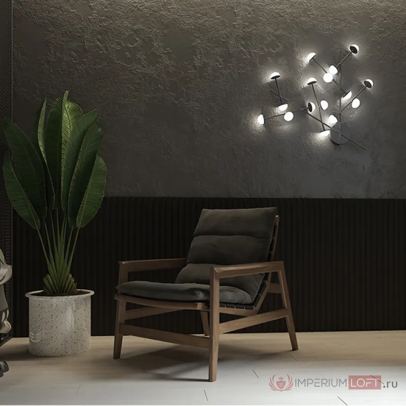 Настенный светильник HILVI WALL L48 Pink от ImperiumLoft