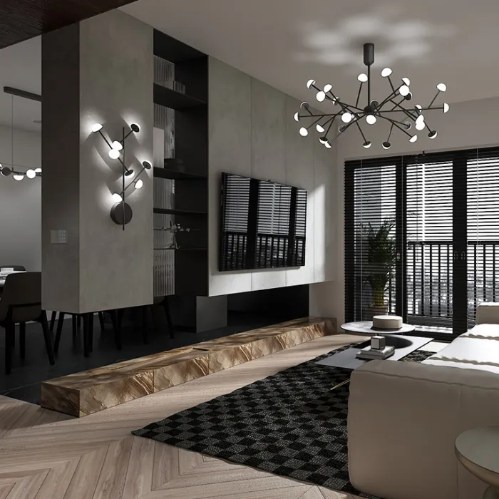 Настенный светильник HILVI WALL L48 Pink от ImperiumLoft