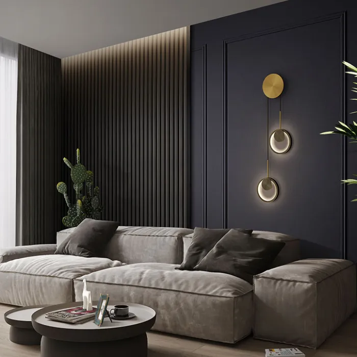 Настенный светильник RISOR BLOCK L2 Black от ImperiumLoft