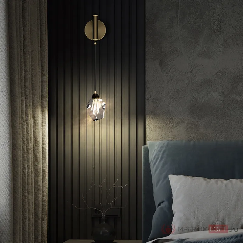 Настенный светильник INESS Black от ImperiumLoft