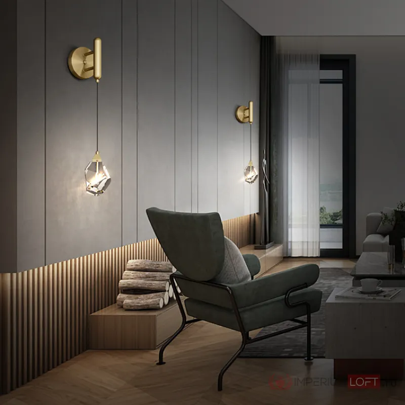 Настенный светильник INESS Black от ImperiumLoft