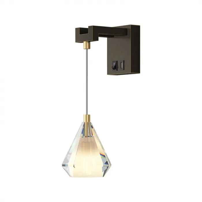Настенный светильник SOLDIS WALL Brass от ImperiumLoft