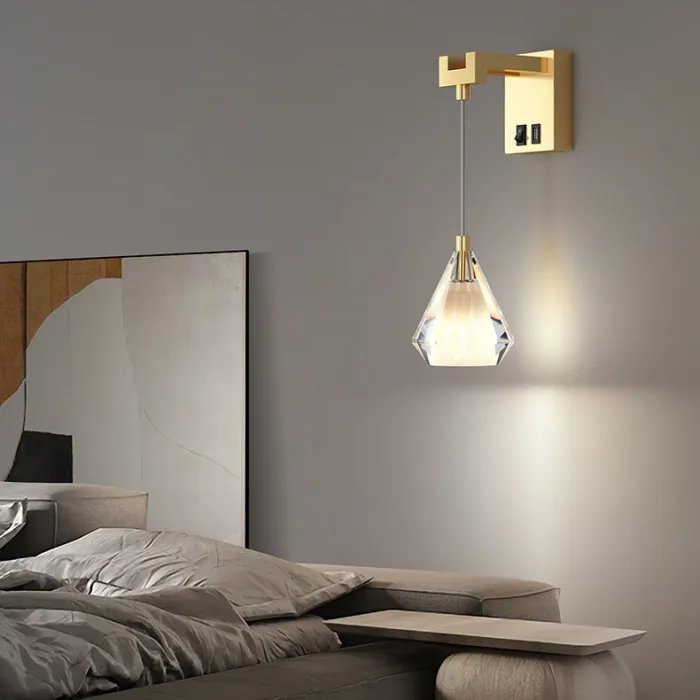 Настенный светильник SOLDIS WALL Brass от ImperiumLoft