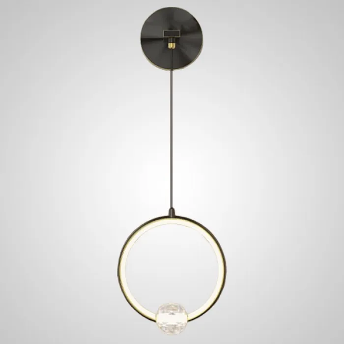 Настенный светильник LUANA WALL Black от ImperiumLoft