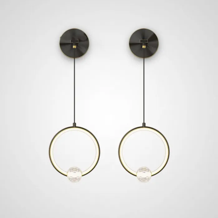 Настенный светильник LUANA WALL Black от ImperiumLoft