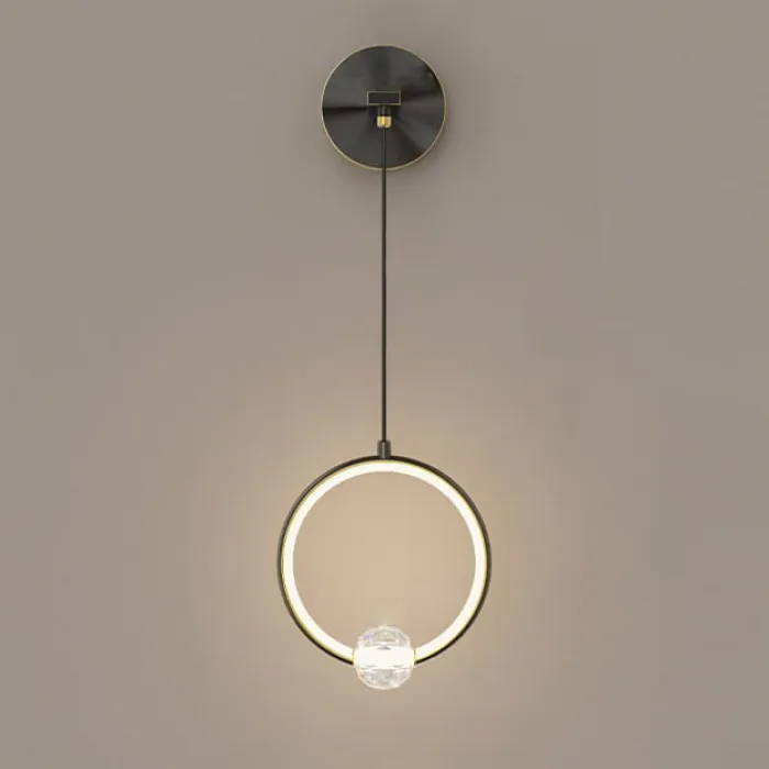 Настенный светильник LUANA WALL Black от ImperiumLoft