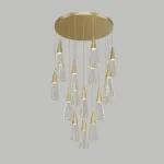 Подвесной светильник MANDORA L3 Brass Диск от ImperiumLoft
