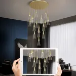 Подвесной светильник MANDORA L3 Brass Диск от ImperiumLoft