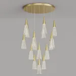 Подвесной светильник MANDORA L3 Brass Диск от ImperiumLoft