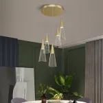 Подвесной светильник MANDORA L3 Brass Диск от ImperiumLoft