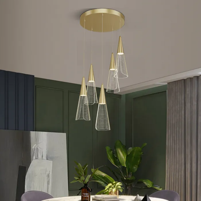 Подвесной светильник MANDORA L3 Brass Диск от ImperiumLoft