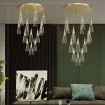 Подвесной светильник MANDORA L3 Brass Диск от ImperiumLoft
