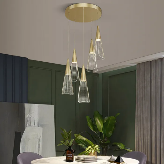 Подвесной светильник MANDORA L3 Brass Диск от ImperiumLoft