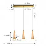 Подвесной светильник CURTISS MORE L3 Brown Диск от ImperiumLoft