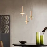 Подвесной светильник FALKA MORE A Brown Диск от ImperiumLoft