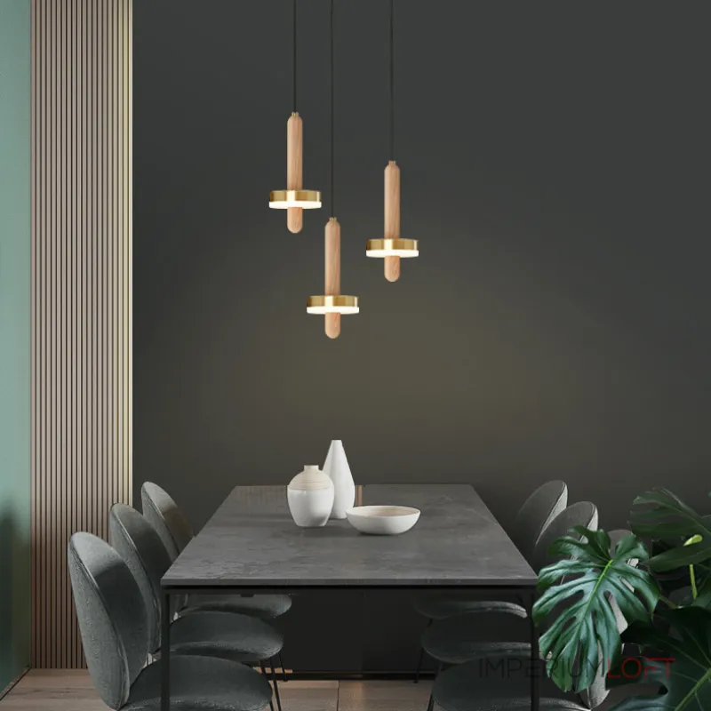 Подвесной светильник FALKA MORE B Brown Диск Подвесной светильник FALKA MORE B Brown Диск