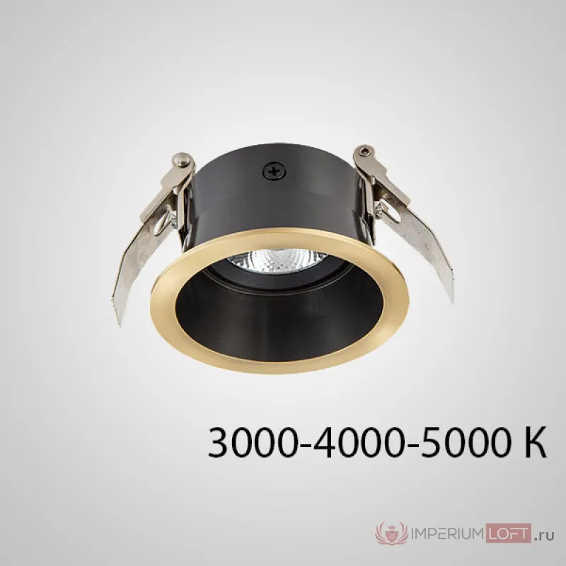 Точечный светильник CALL D6,9 Black Трехцветный свет от ImperiumLoft